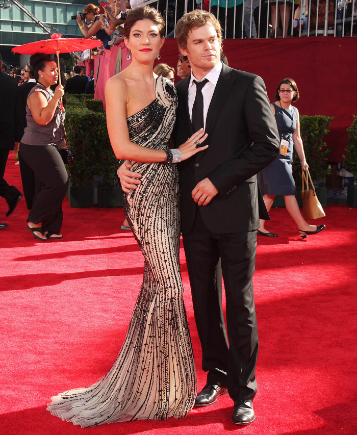 of exspouses Michael C Hall and Jennifer Carpenter looking especially of exspouses Michael C Hall and Jennifer Carpenter looking especially