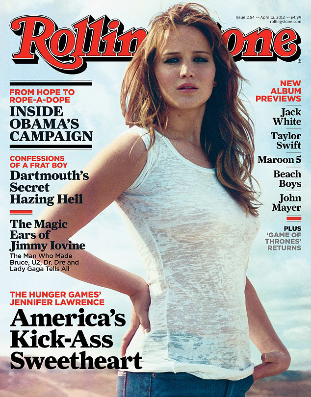 Jennifer Lawrence covers the latest issue of Rolling Stone magazine 