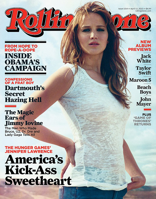 Jennifer Lawrence covers the latest issue of Rolling Stone magazine Jennifer Lawrence covers the latest issue of Rolling Stone magazine