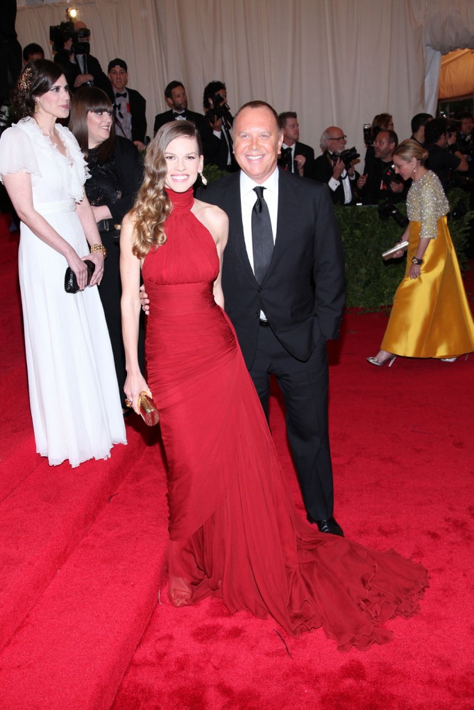 Hilary Swank and Michael Kors