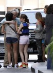Woody Allen, Soon-Yi And Daughters At The Beverly Wilshire Hotel