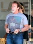 Exclusive: Arnold Schwarzenegger Rocking A Grey Goatee