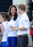 William & Kate Wait For The Olympic Torch