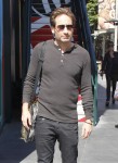 David Duchovny Hangs At The Grove