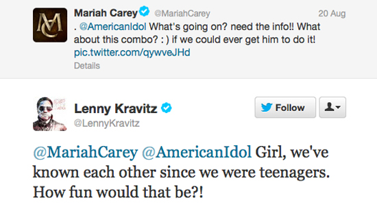 Mariah Carey Lenny Kravitz