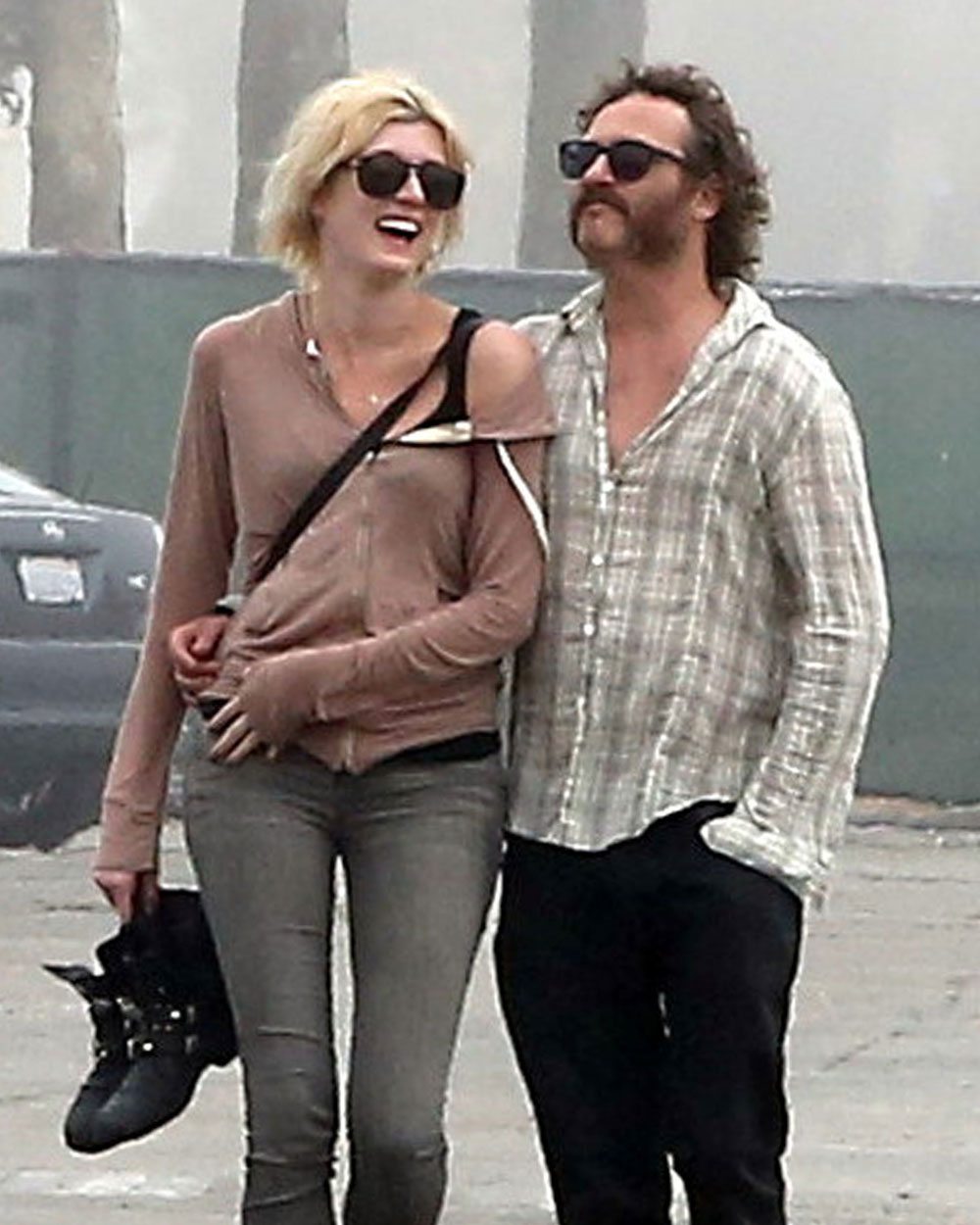 Joaquin Phoenix couple