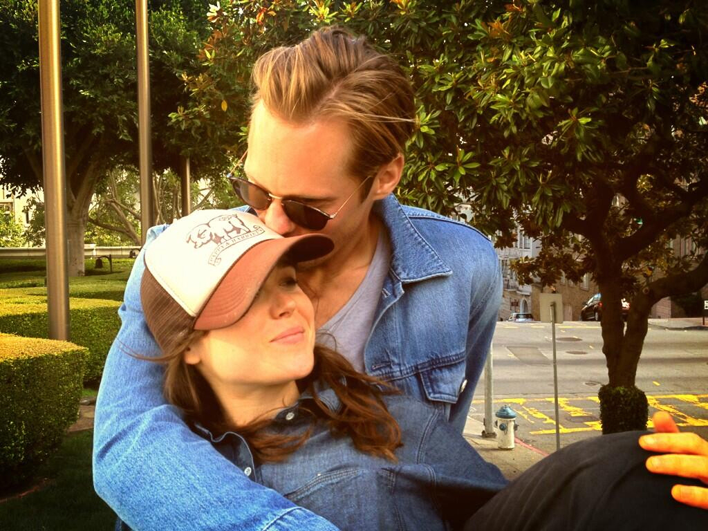 Cele|bitchy | Did Alex Skarsgard & Ellen Page have a romantic rendezvous at the Marmont?1024 x 768