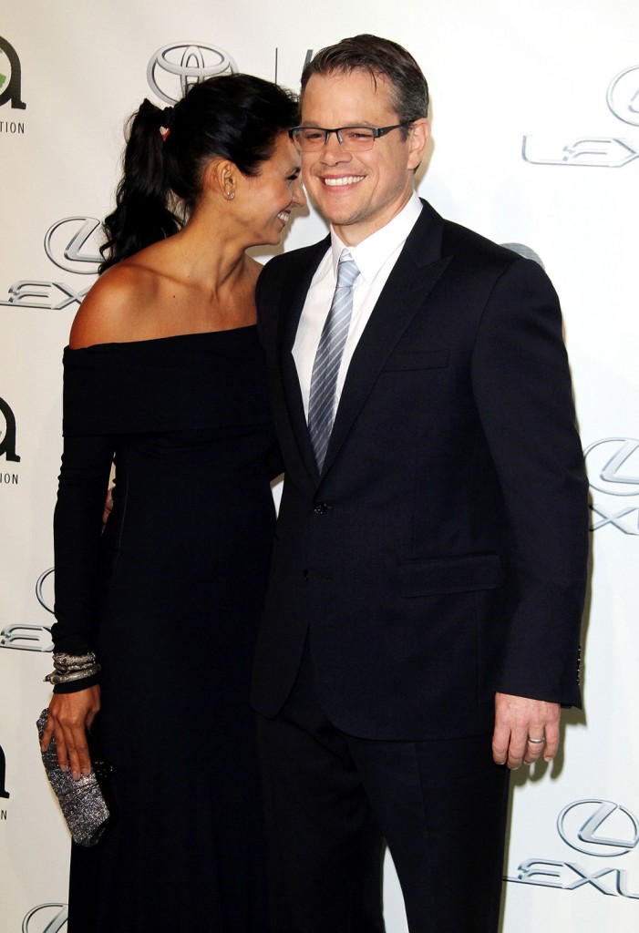 Matt Damon and Luciana