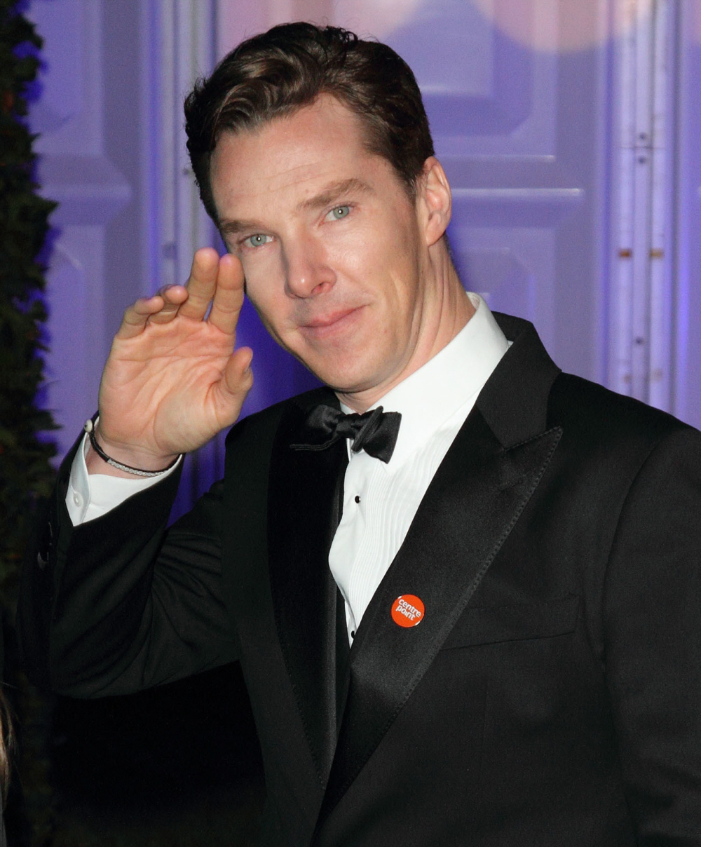 Benedict Cumberbatch's simian line.
