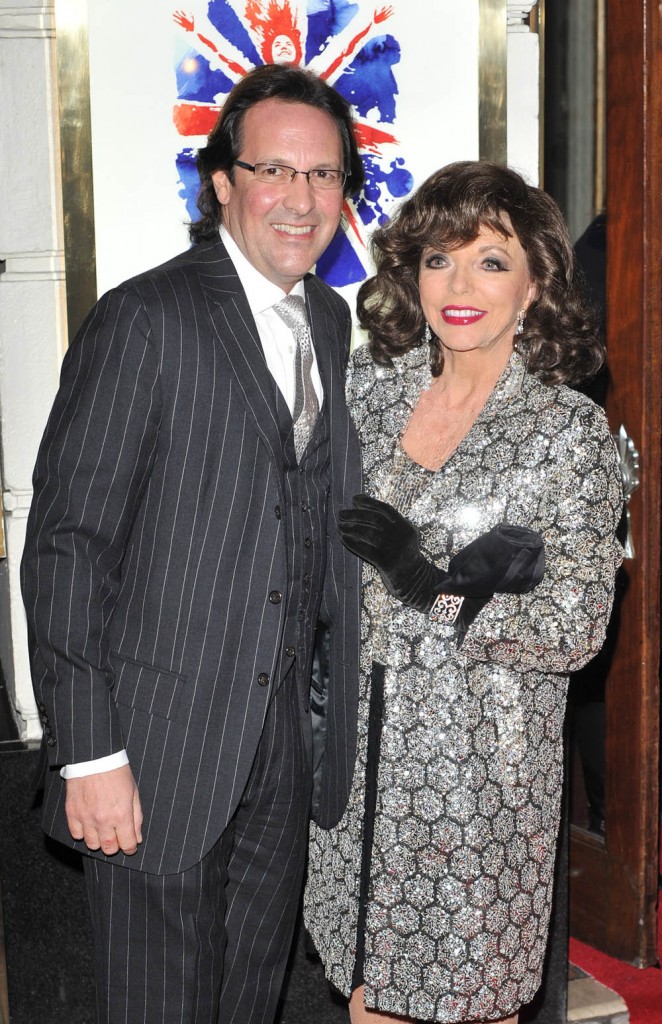 Joan Collins and Percy Gibson