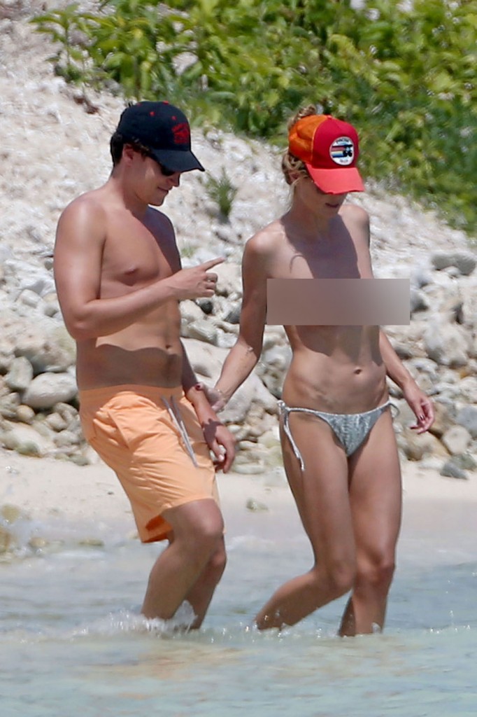 Heidi Klum spends a PDA-filled day on the beach with boyfriend Vito Schnabel in Mexico
