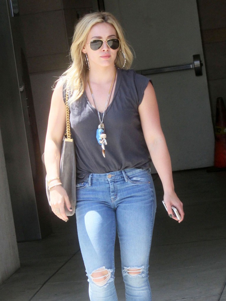 Hilary Duff Out And About In Beverly Hills