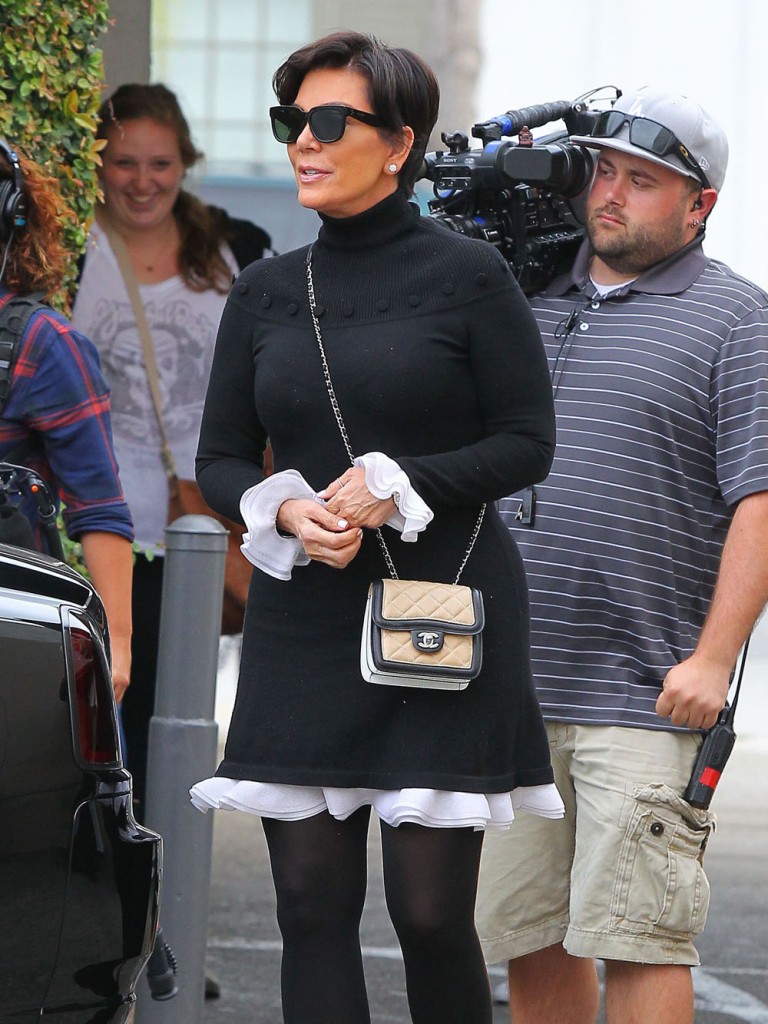 Kris Jenner Arriving At Casa Vega In Studio City