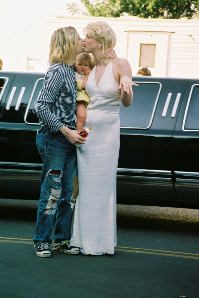 Kurt Cobain, Courtney Love and Francis Bean Cobain