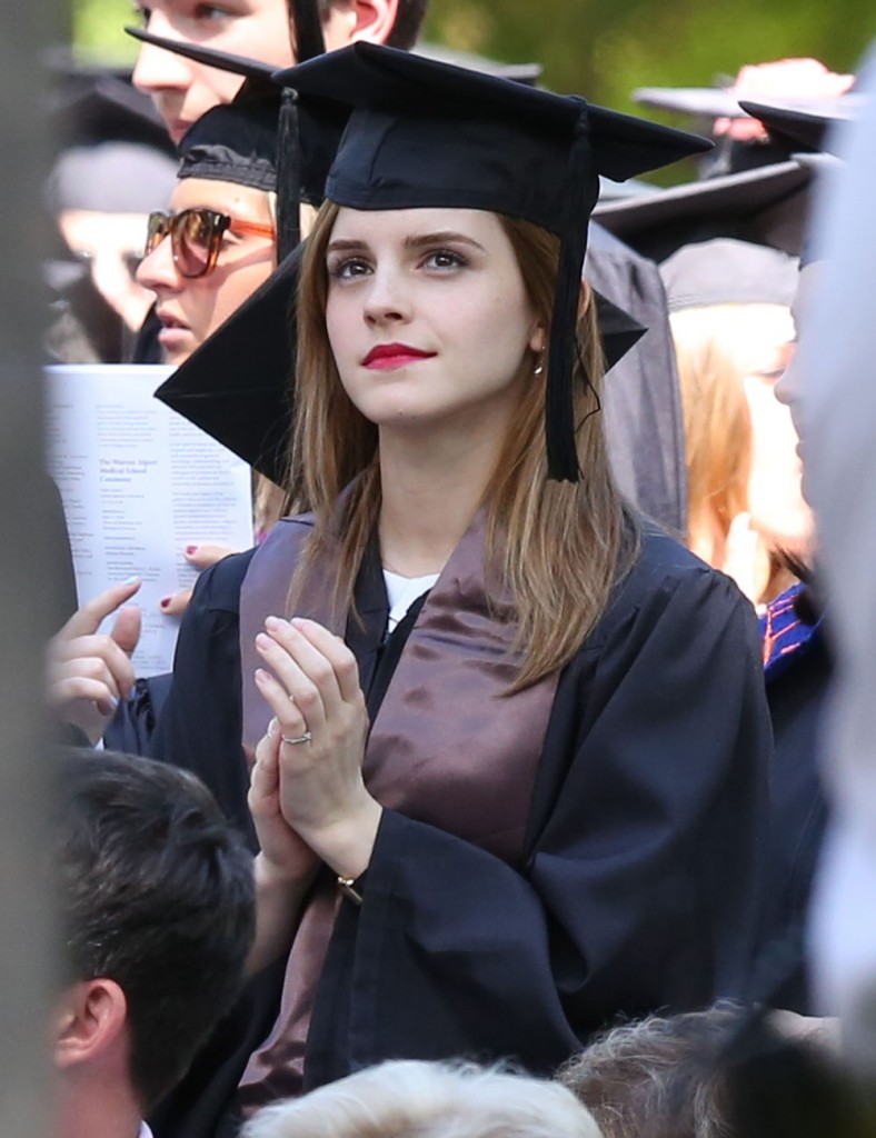 Semi-Exclusive... Emma Watson Graduates From Brown University!