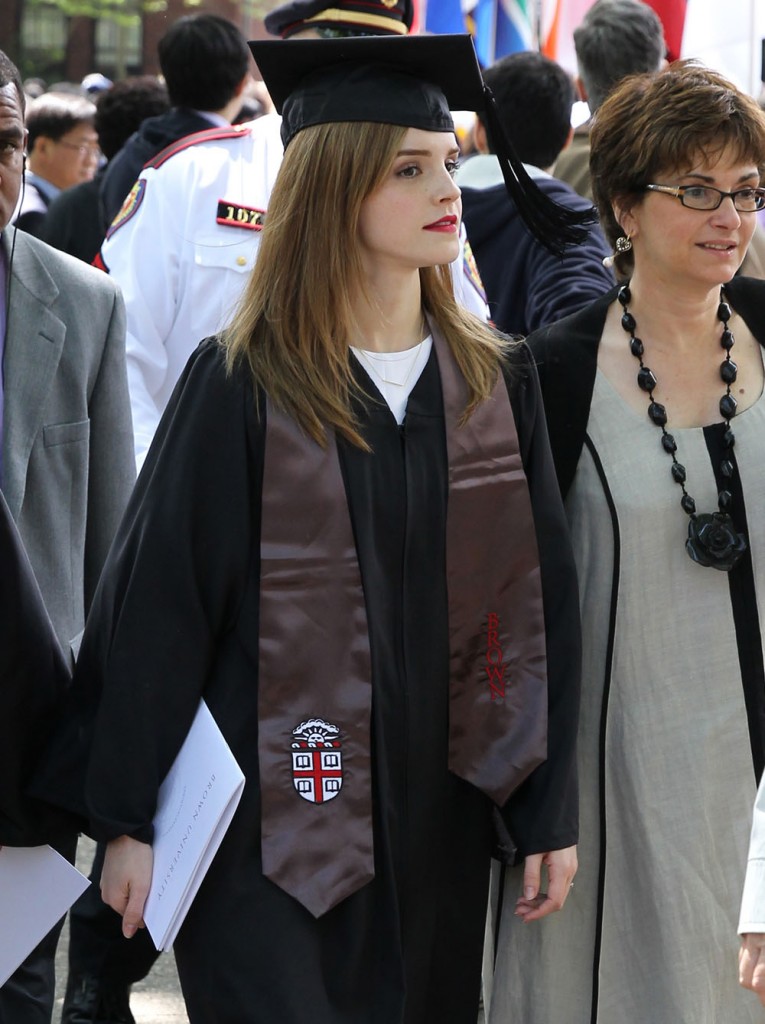 Semi-Exclusive... Emma Watson Graduates From Brown University!