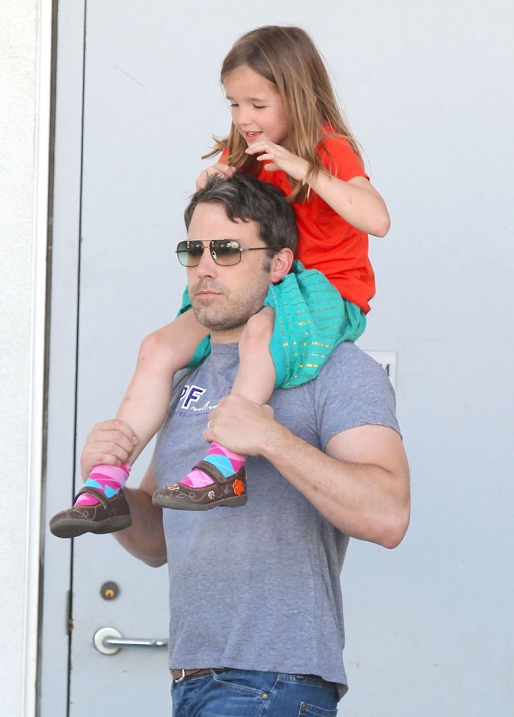 Ben Affleck Takes Seraphina Shopping In Beverly Hills