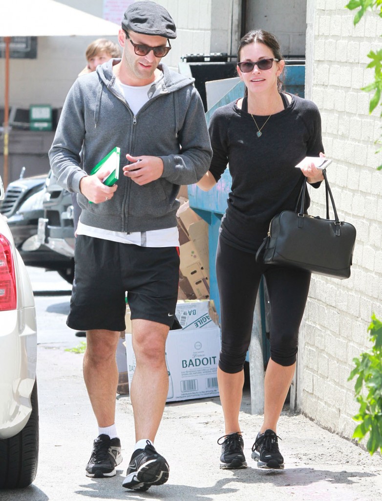 Courteney Cox & Johnny McDaid Lunch In Beverly Hills