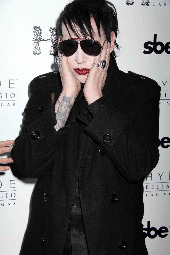 Dark Musician Marilyn Manson Hosts a night at Hyde