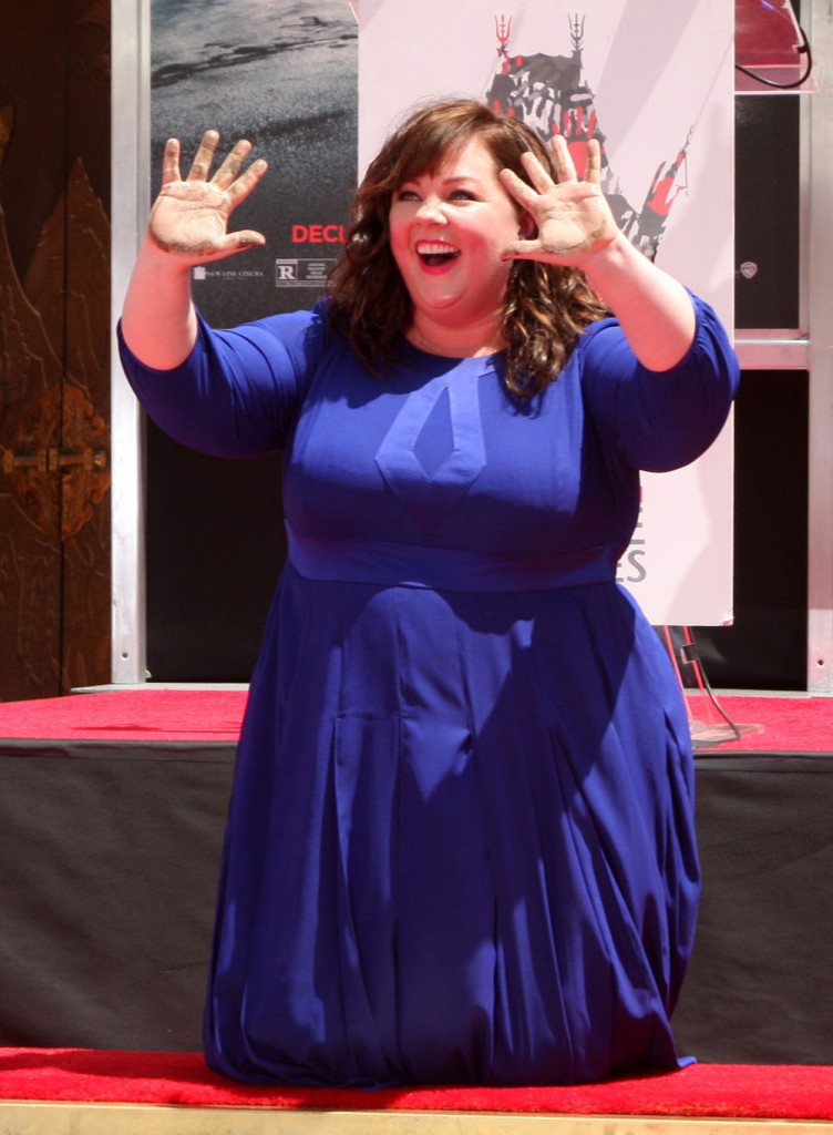 Melissa McCarthy's hand and footprint ceremony