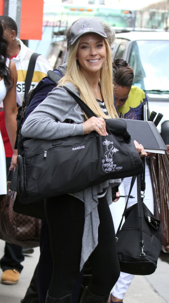 Kate Gosselin, Brandi Glanville, Leeza Gibbons, Kenya Moore, Geraldo Rivera, Ian Ziering and Johnny Damon seen at the 'Celebrity Apprentice' set in Uptown, Manhattan, New York City