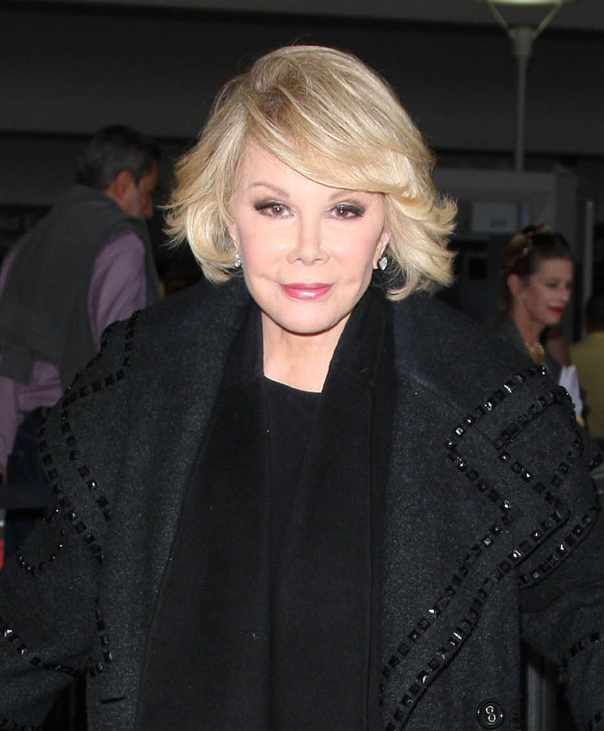 Exclusive... Joan Rivers Departing On A Flight At LAX