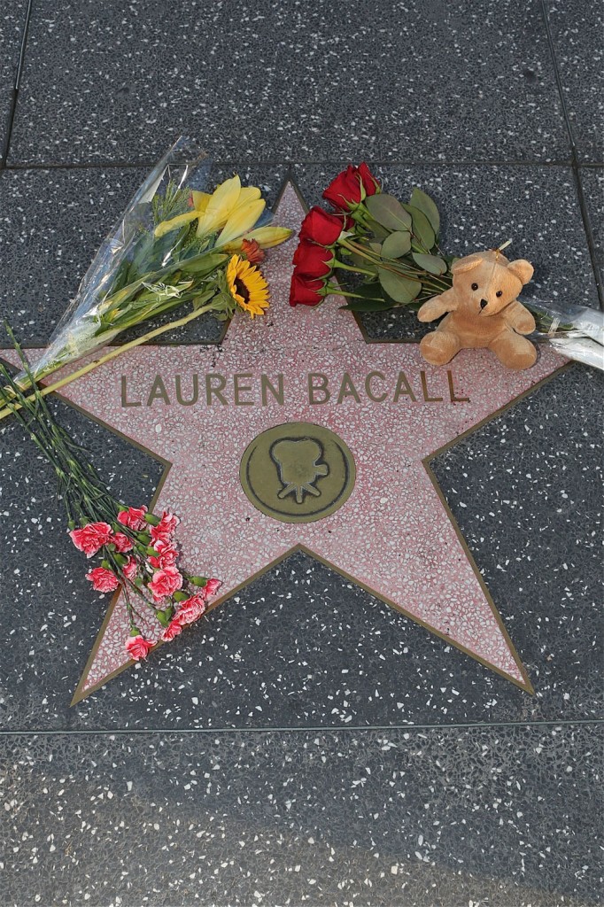 Lauren Bacall's Hollywood walk of Fame Star