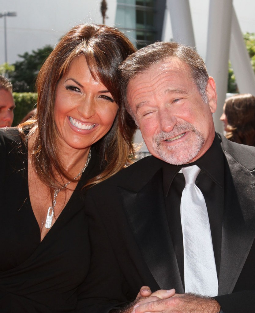 Susan Schneider and Robin Williams