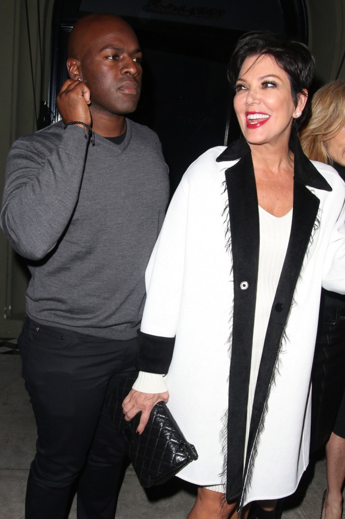 Kris Jenner and boyfriend Corey Gamble seen leaving Craig's restaurant in West Hollywood