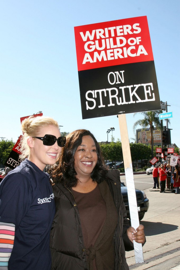 Katherine Heigl and Shonda Rhimes