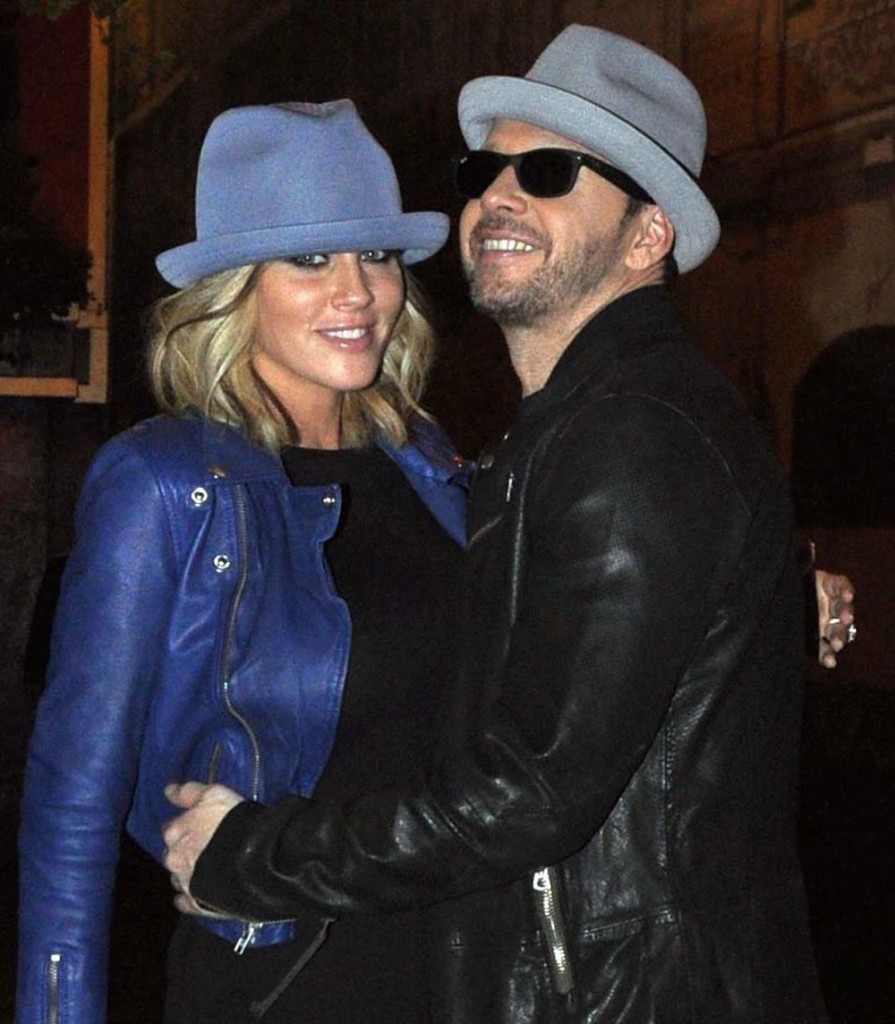 Donnie Wahlberg and fiancee Jenny McCarthy visit Lillies Bordello