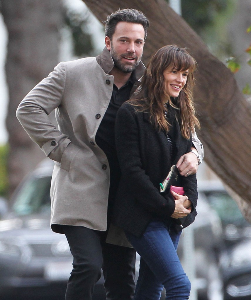 Ben Affleck & Jennifer Garner Out And About In Brentwood