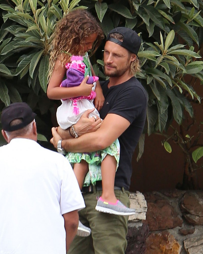 Exclusive... Gabriel Aubry Takes Nahla Out For Lunch