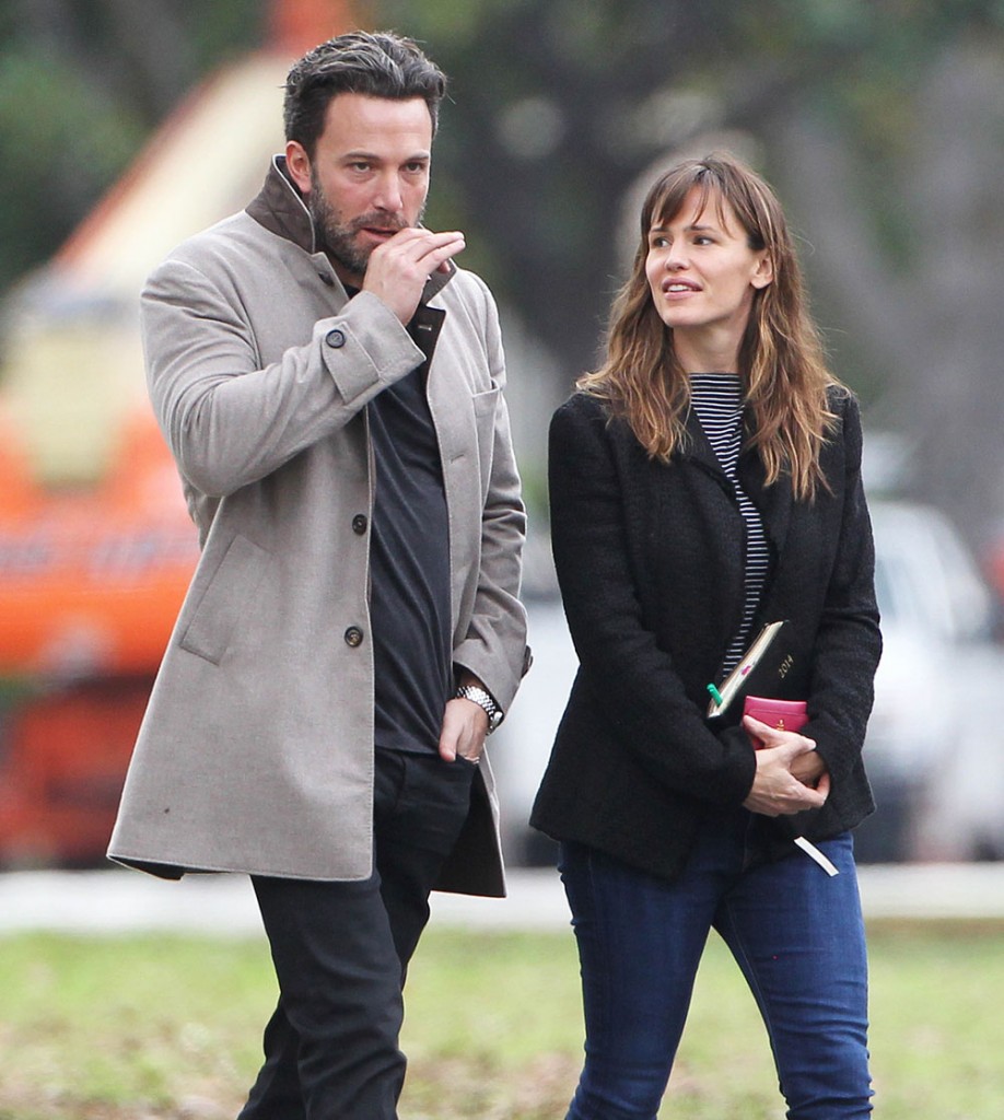 Ben Affleck & Jennifer Garner Out And About In Brentwood