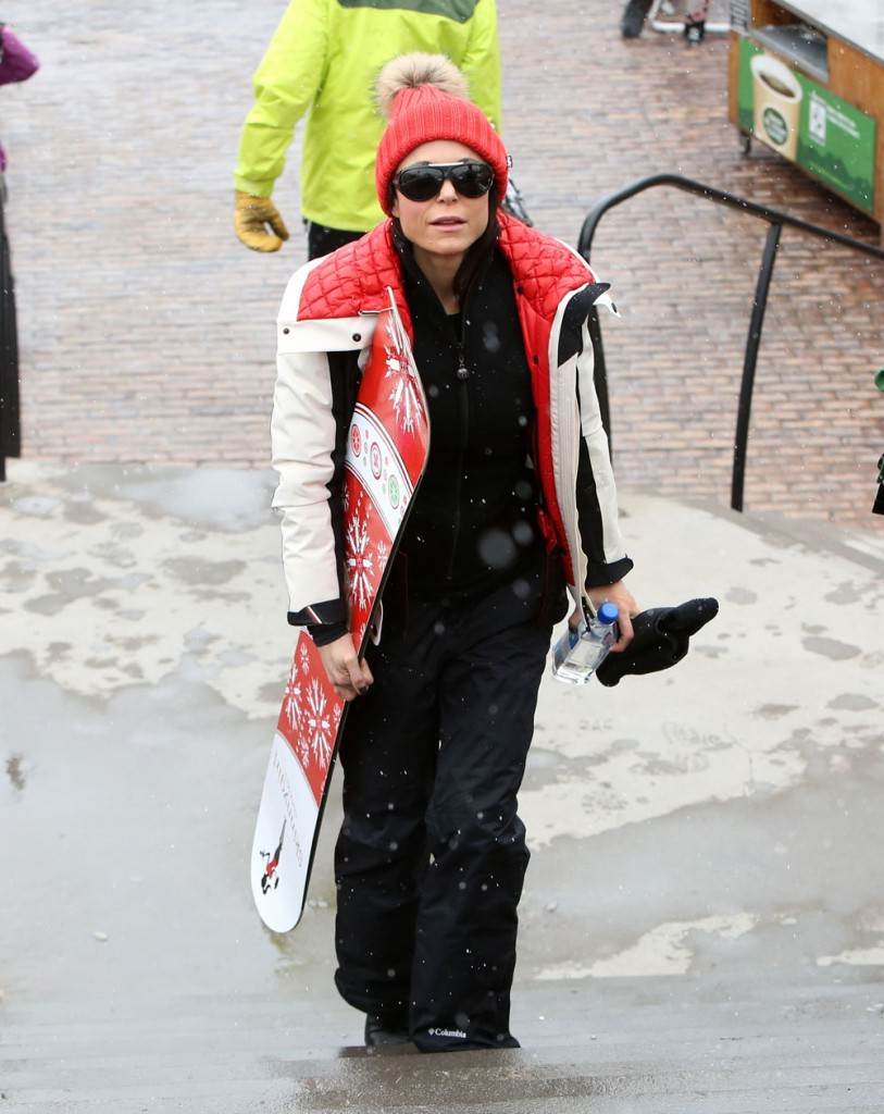 Bethenny Frankel Shows Off Her Snowboarding Skills