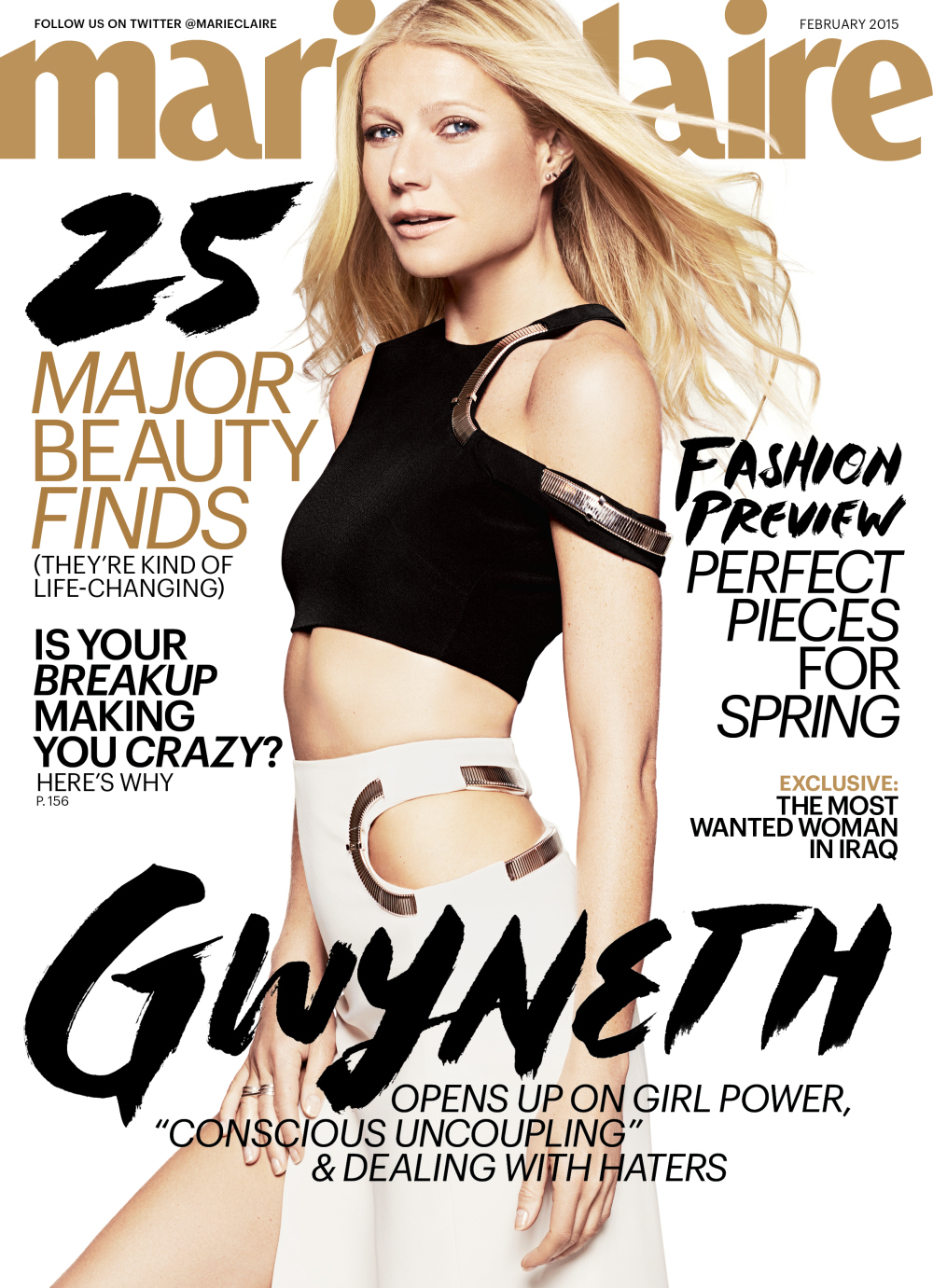 Marie Claire Feb '15 - Gwyneth Paltrow - Newsstand