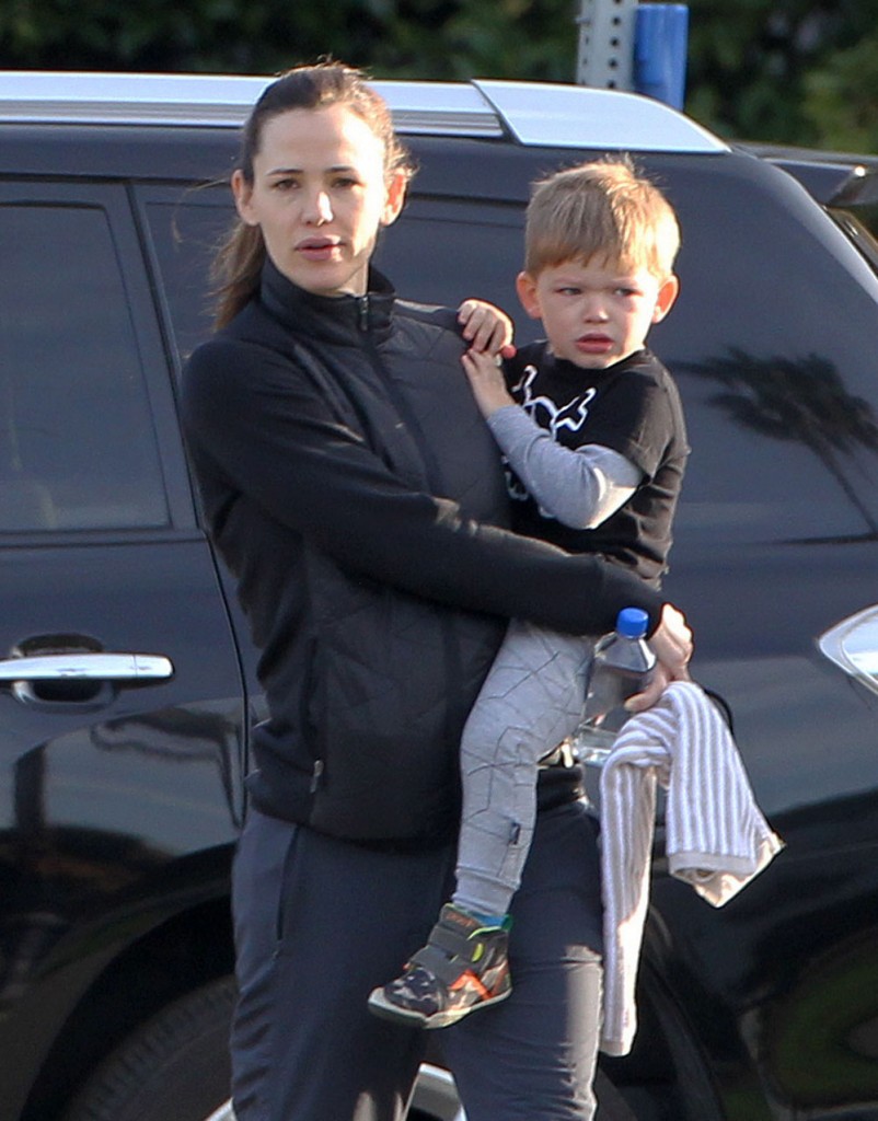 Exclusive... Jennifer Garner Steps Out With Samuel