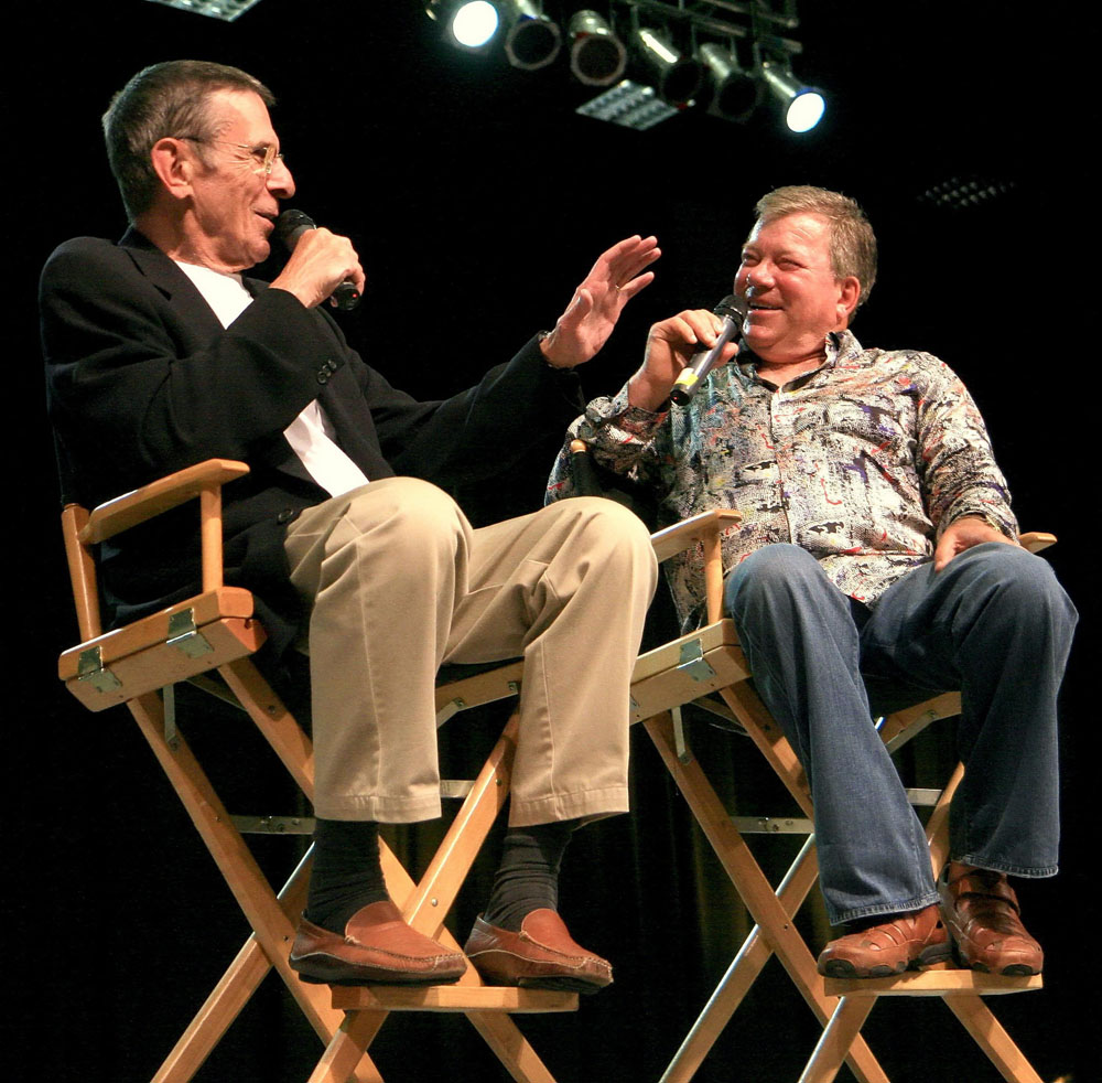 Leonard Nimoy and William Shatner