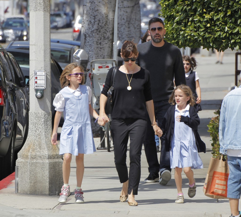 Ben Affleck and Jennifer Garner seen during a family outing amidst rumours of marital woes