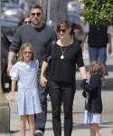 Ben & Jen Take Their Daughters Out For Ice Cream