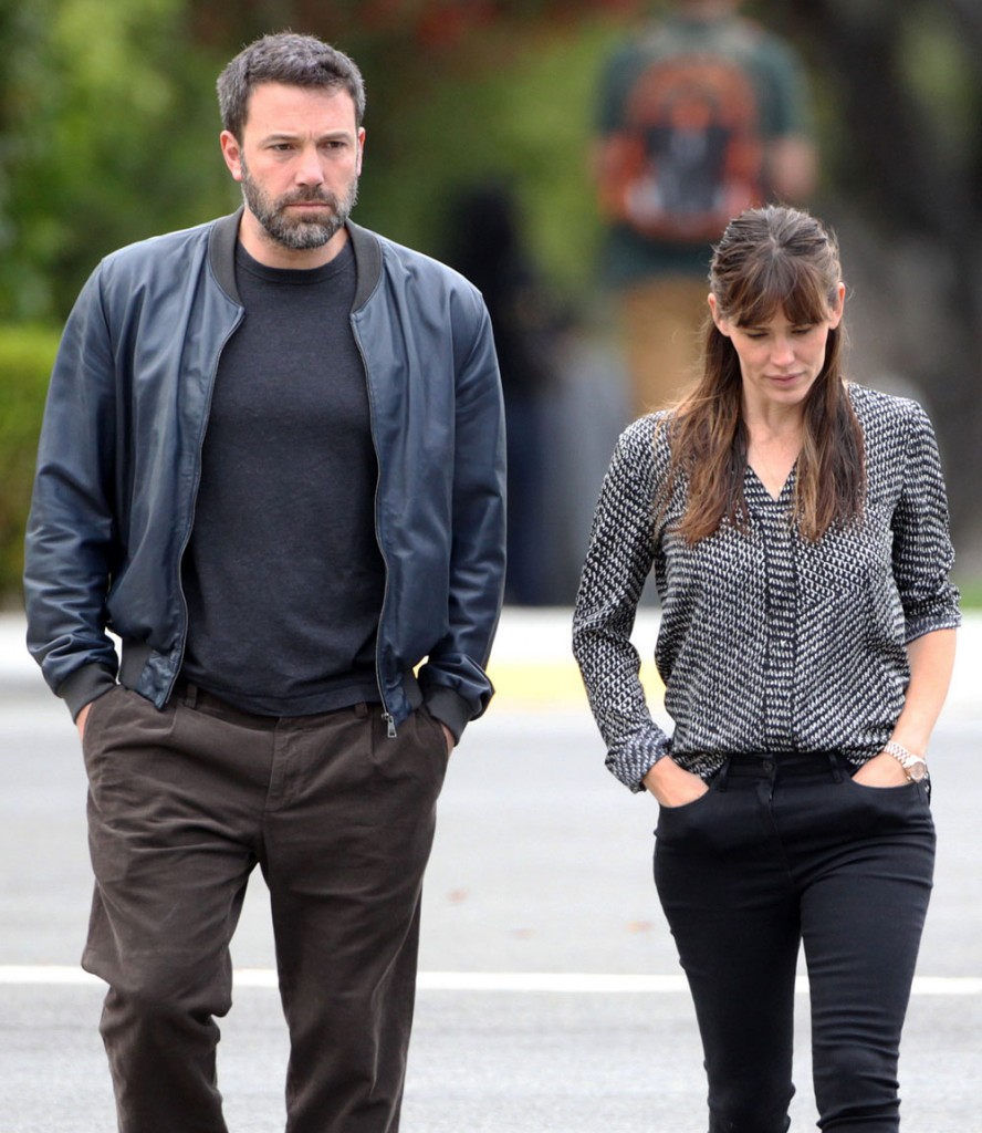 Semi-Exclusive... Ben Affleck & Jennifer Garner Step Out In Brentwood