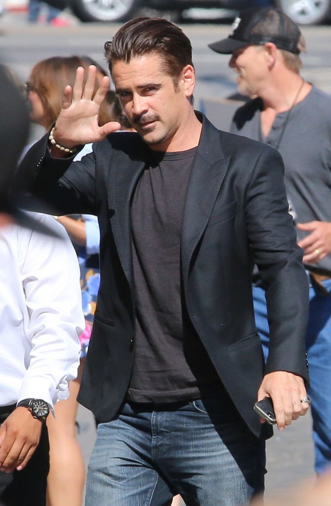 Colin Farrell  arriving for the Jimmy Kimmel Live!