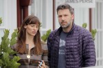 Jennifer Garner and Ben Affleck seen having what appears to be a serious conversation while out shopping and having lunch with their daughters in LA