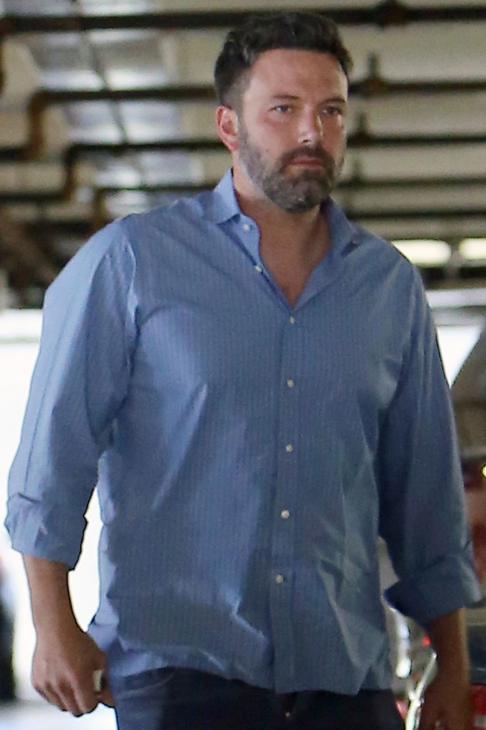 Ben Affleck seen arriving at a studio in Los Angeles