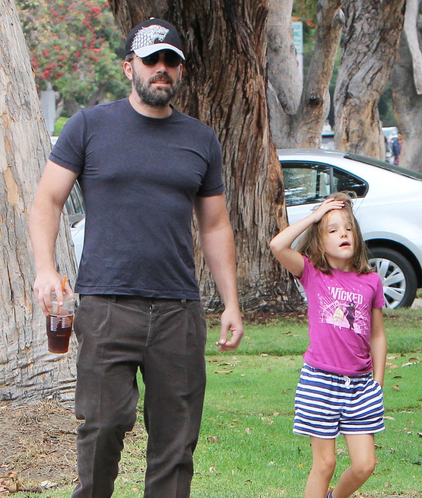 Ben Affleck Out And About With His Daughter