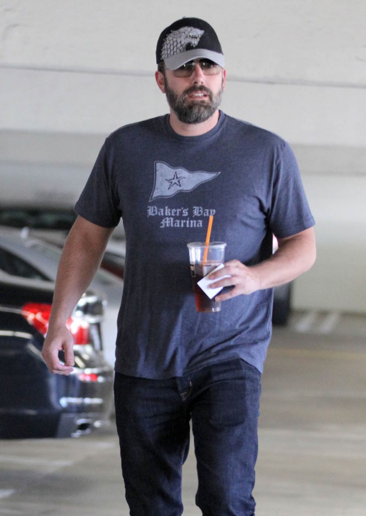 Ben Affleck Goes To A Meeting