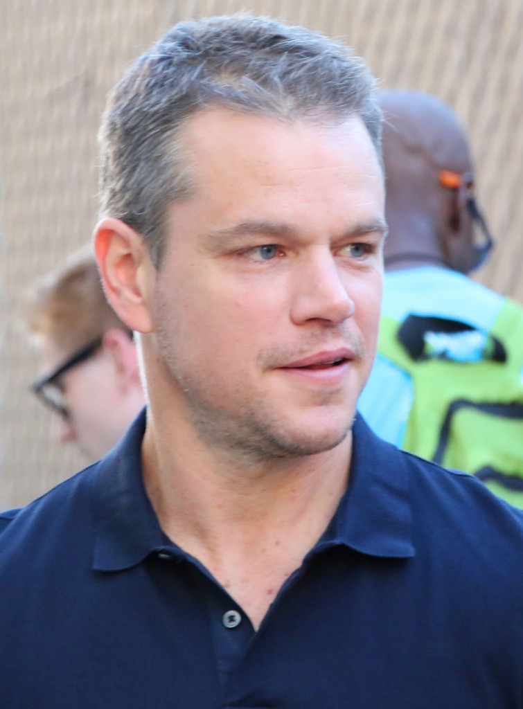 Matt Damon arrives at Universal Studios Hollywood to appear on 'Jimmy Kimmel Live!'