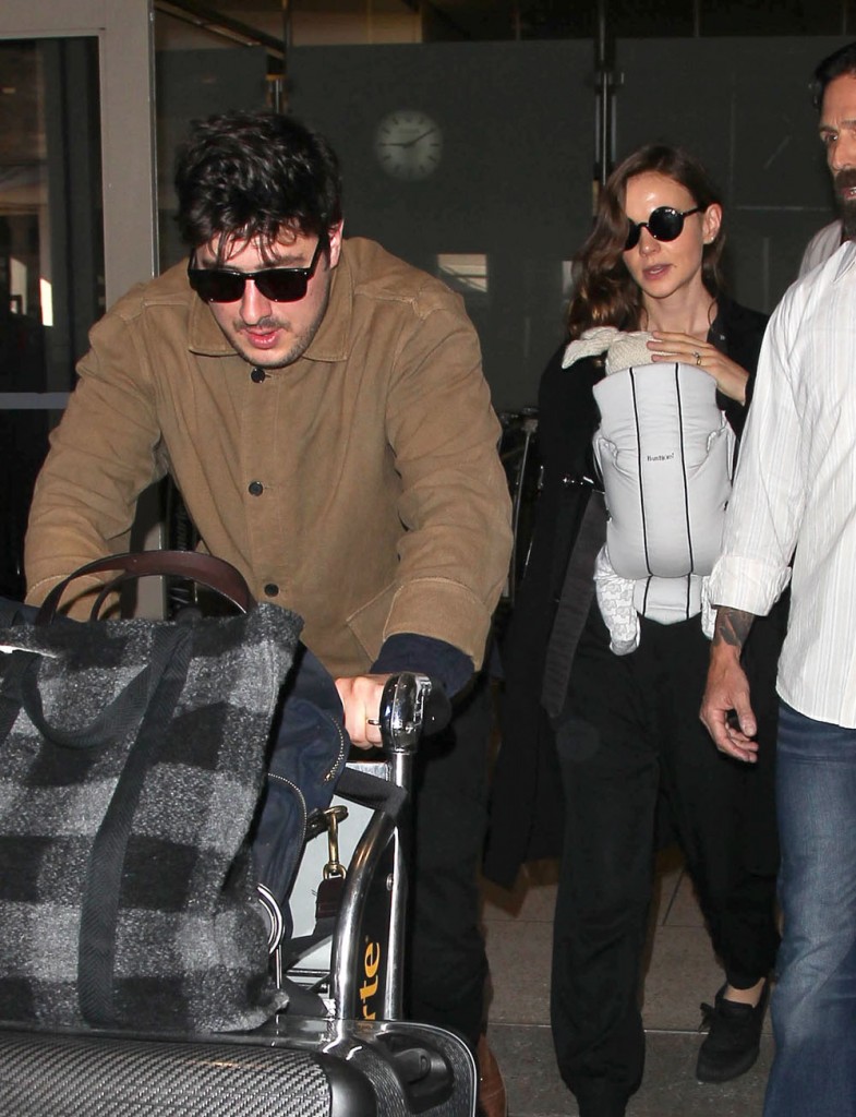 Carey Mulligan And Marcus Mumford Touch Down At LAX