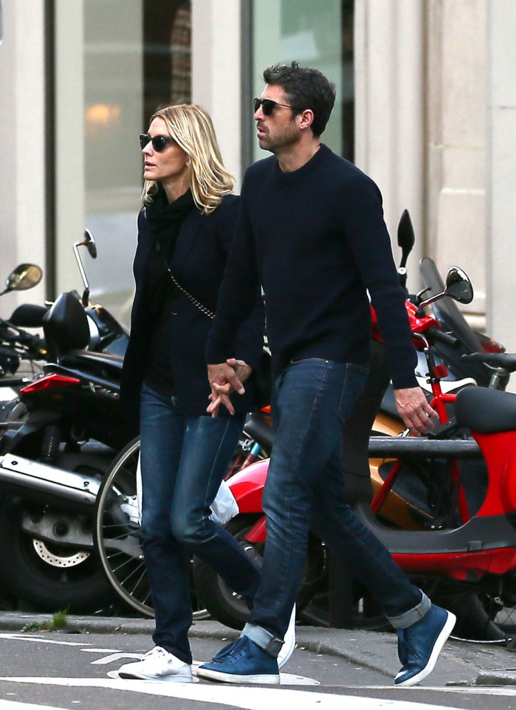 Patrick Dempsey And Ex Wife Jillian Fink Spotted Hand In Hand In Paris
