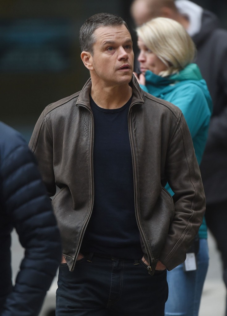 Matt Damon On The Set Of The Upcoming 'Bourne' Sequel